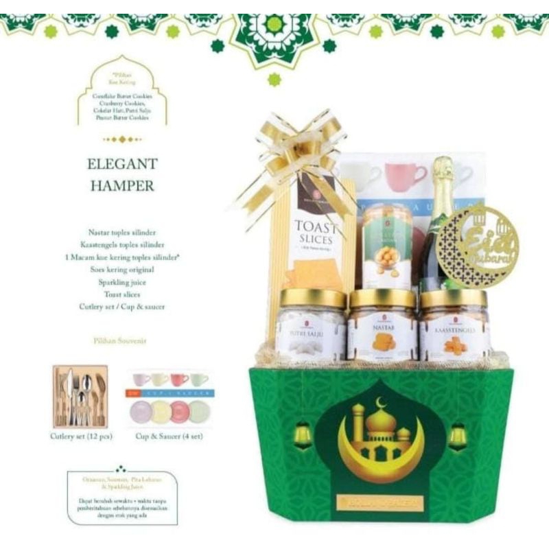 Holland Bakery Elegant Gift Box Eid Mubarak Hampers Idul Fitri 2024