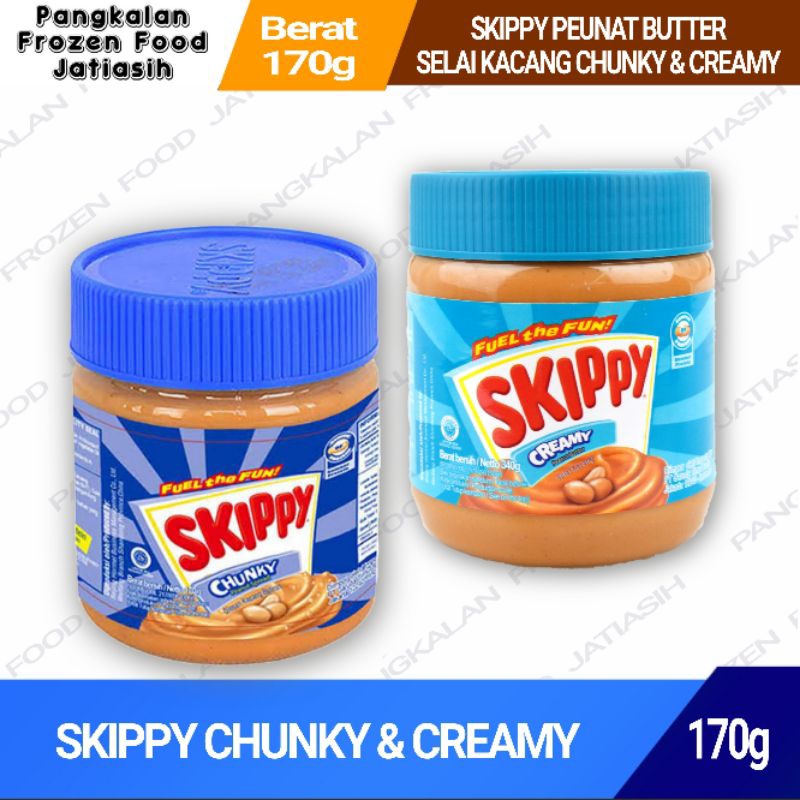 

Skippy Selai Kacang Chunky - Creamy I Skippy Peunat Butter I 170g