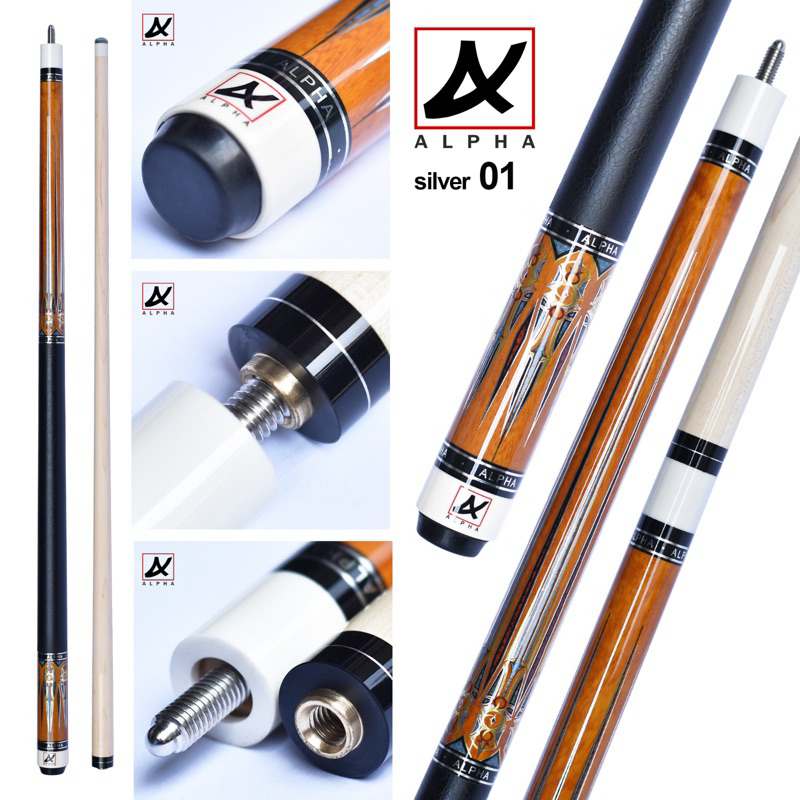 alpha cue silver series 01/ stik play billiard