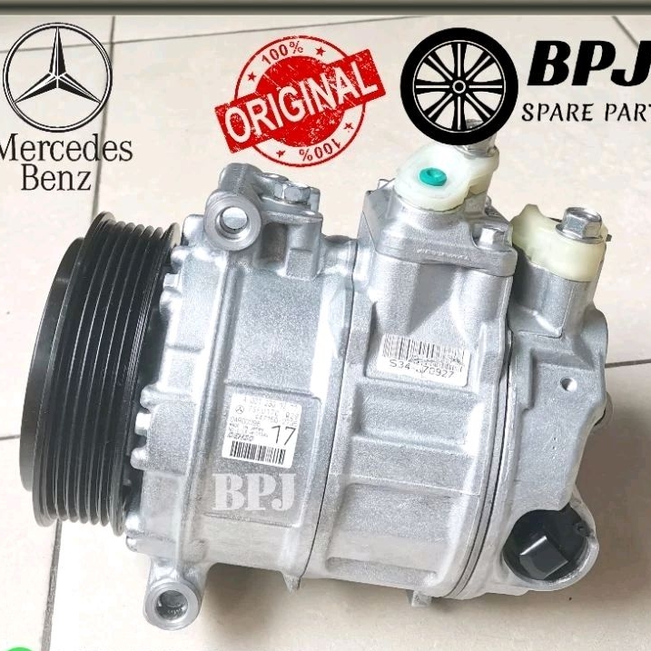 Compressor Compresor Kompresor AC Mercy W203 W211 Mata Kucing C230 C240 S350 GL400 ORI DENSO ASLI 6P