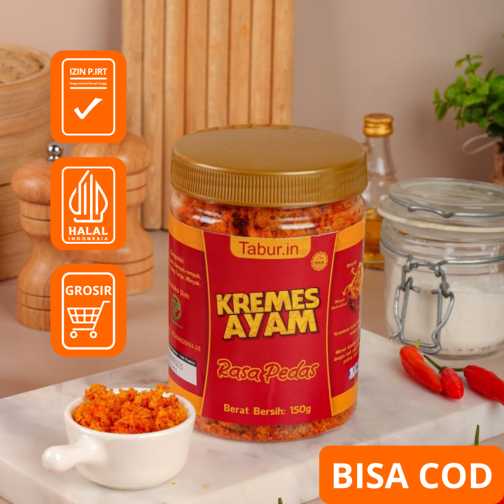 

KREMES AYAM PEDAS | KREMESAN AYAM PEDAS TABUR.IN (GROSIR)