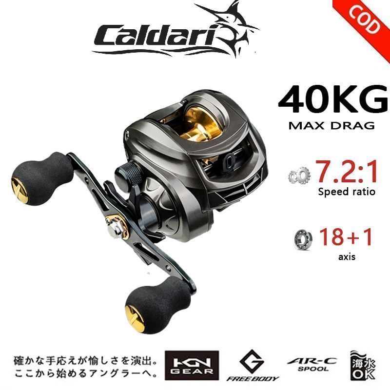 Indonesia spot pancing putar Lure fishing AK2000 40KG 7.2:1 gulungan pancingan reel pancing baitcast