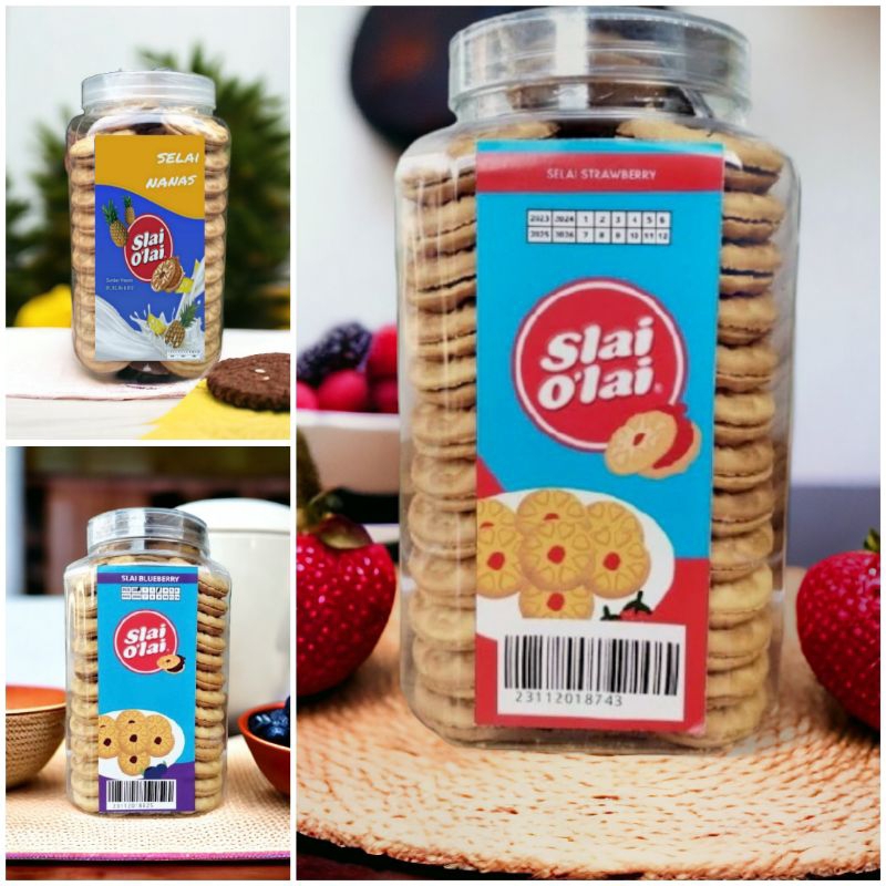 

Snack viral/Snack branded ORI/jajan lebaran/Snack murah/ SLAI OLAI STRAWBERRY-NANAS-BLUE BERRY /toples jumbo