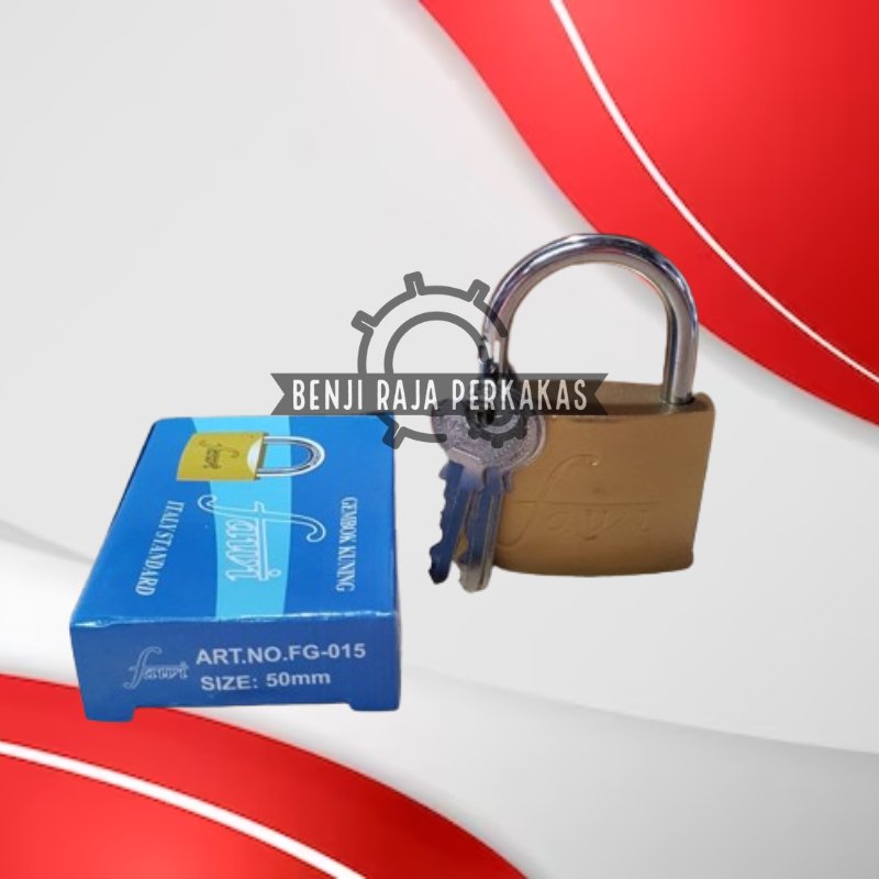 TERMURAH GEMBOK KUNING 20mm FAWI KUALITAS TERBAIK COD Gembok kuning 20mm/25mm/32mm/38mm/50 mm / Gemb