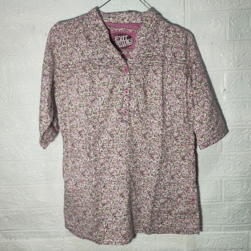 Exit Girls Kemeja Anak Size L 11-12 th preloved