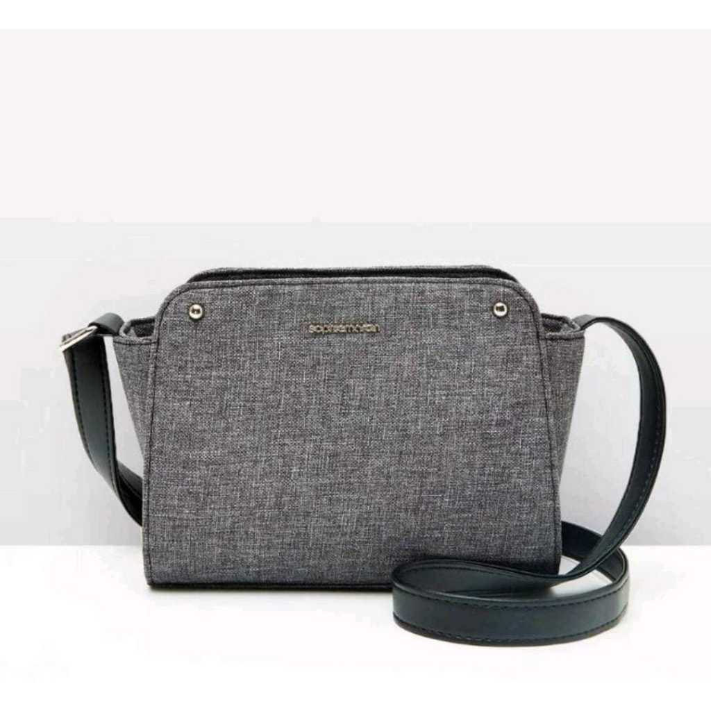 LIONNA NYLON DARK GRAY BAG sophie martin