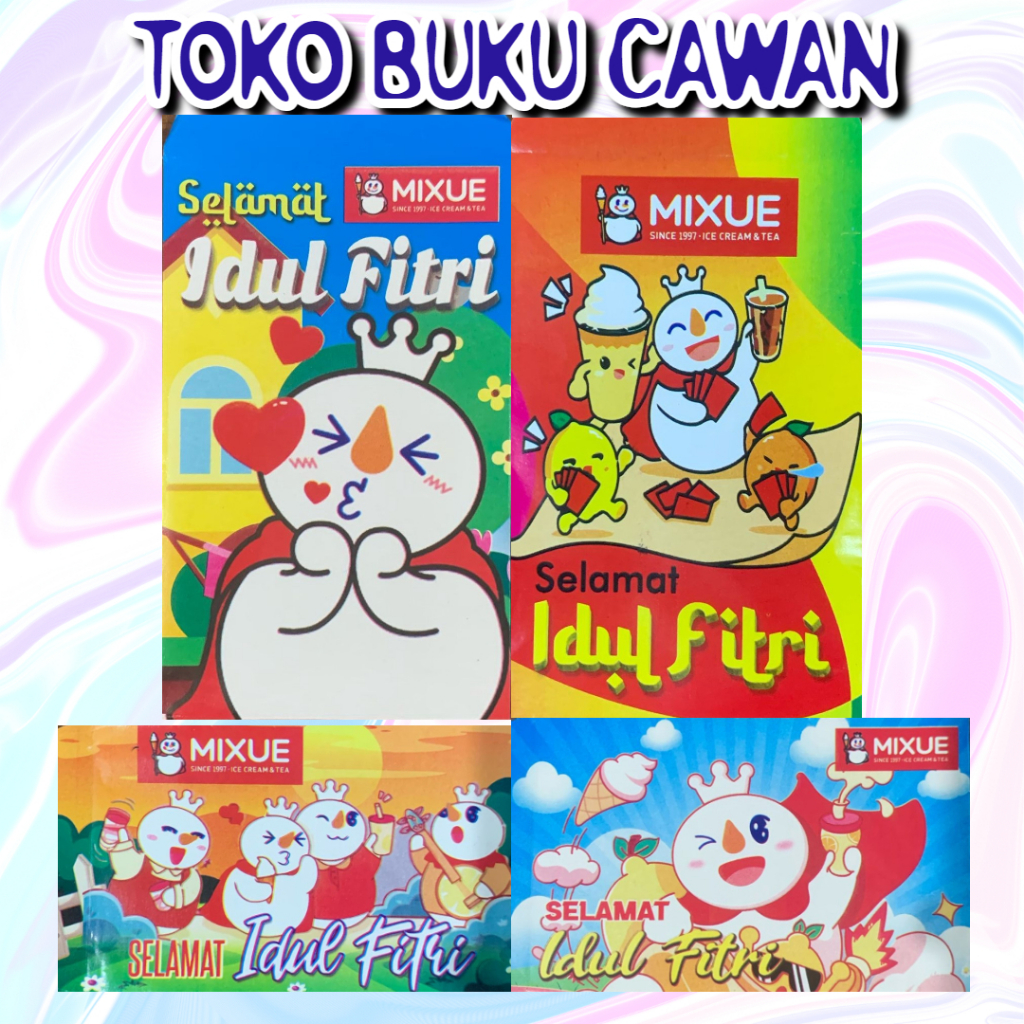

Amplop THR Lebaran/ Angpau Lebaran Mixue Isi 100 Ukuran Kecil