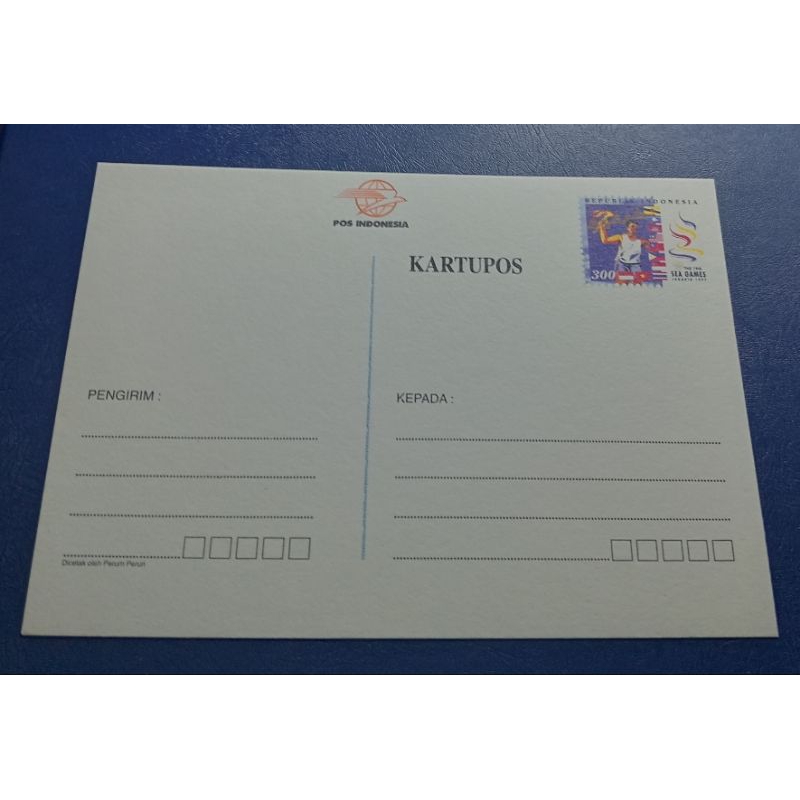 

kartu Pos Jadul 19 TH Sea Games Jakarta 1997