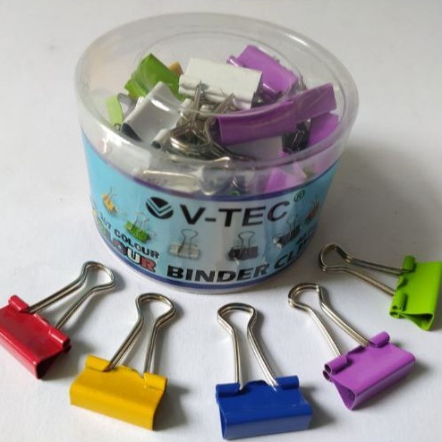 

Binder Clip/Klip Binder Warna No. 107 111 155 V-TEC