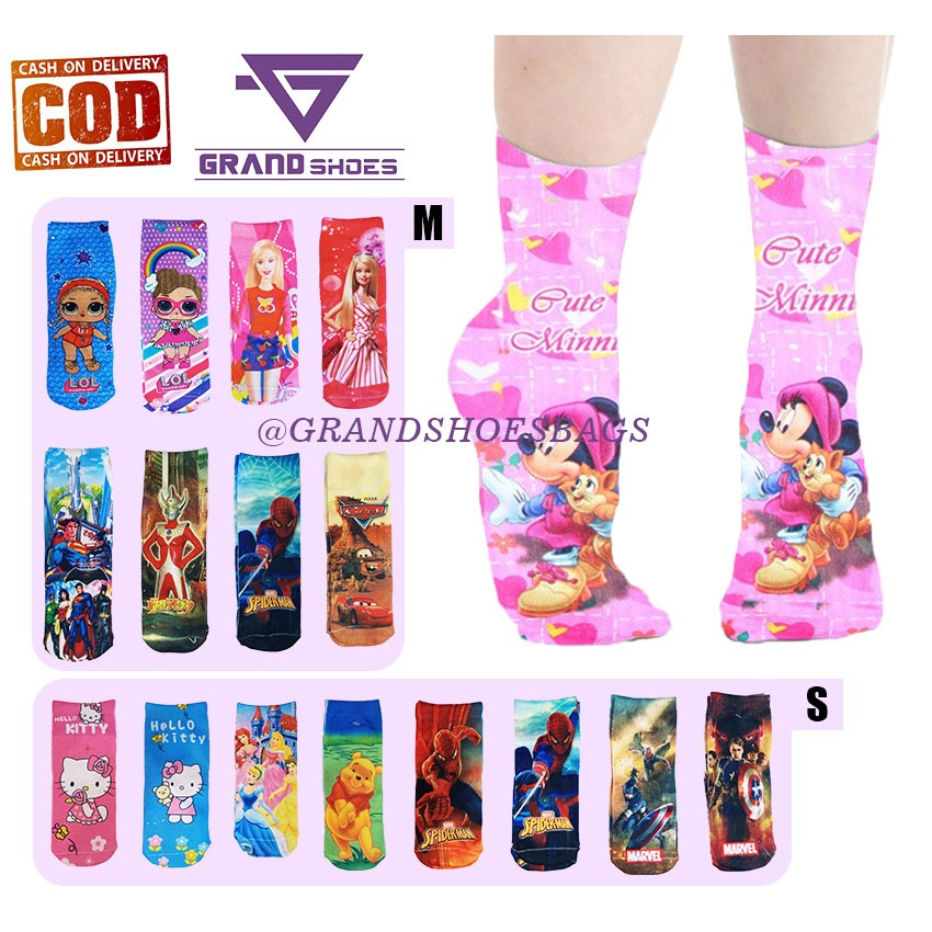 KAOS KAKI LIVE ANAK SABLON  MOTIF LUCU KAOS KAKI ANAK TK SD KAOS KAKI ANAK PEREMPUAN LAKI LAKI UNISE