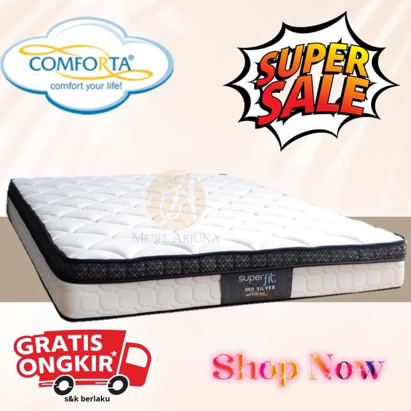 Matras Springbed Comforta Superfit Neo Silver 160 (INVOICE)