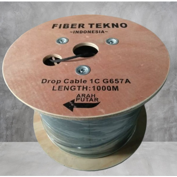 FIBER TEKNO KABEL FIBER OPTIK 1 CORE 3 SLING