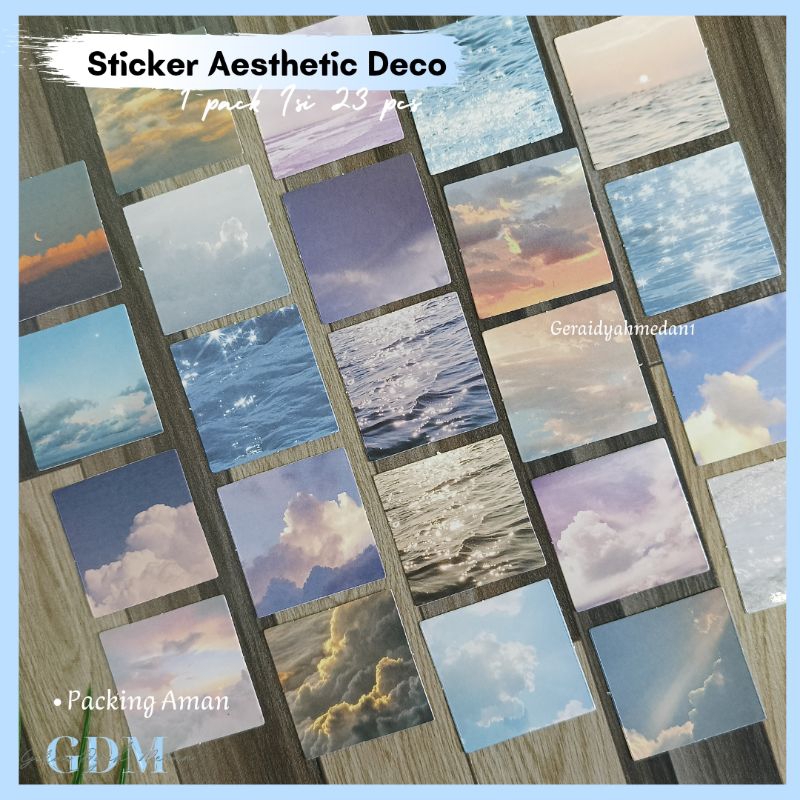 

Stiker Aesthetic Deco Journal Scrapbook