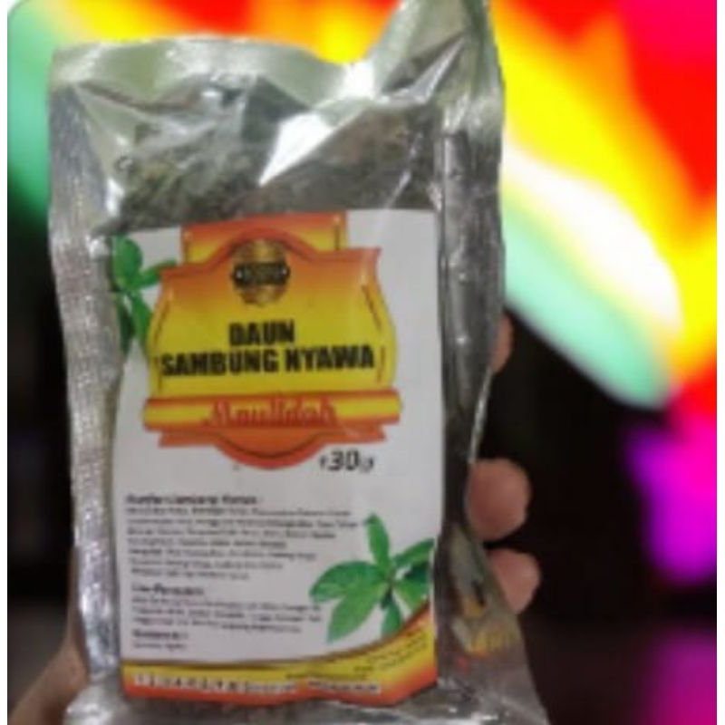 

Teh herbal daun sambung nyawa//teh rebus daun sambung nyawa 30 gram