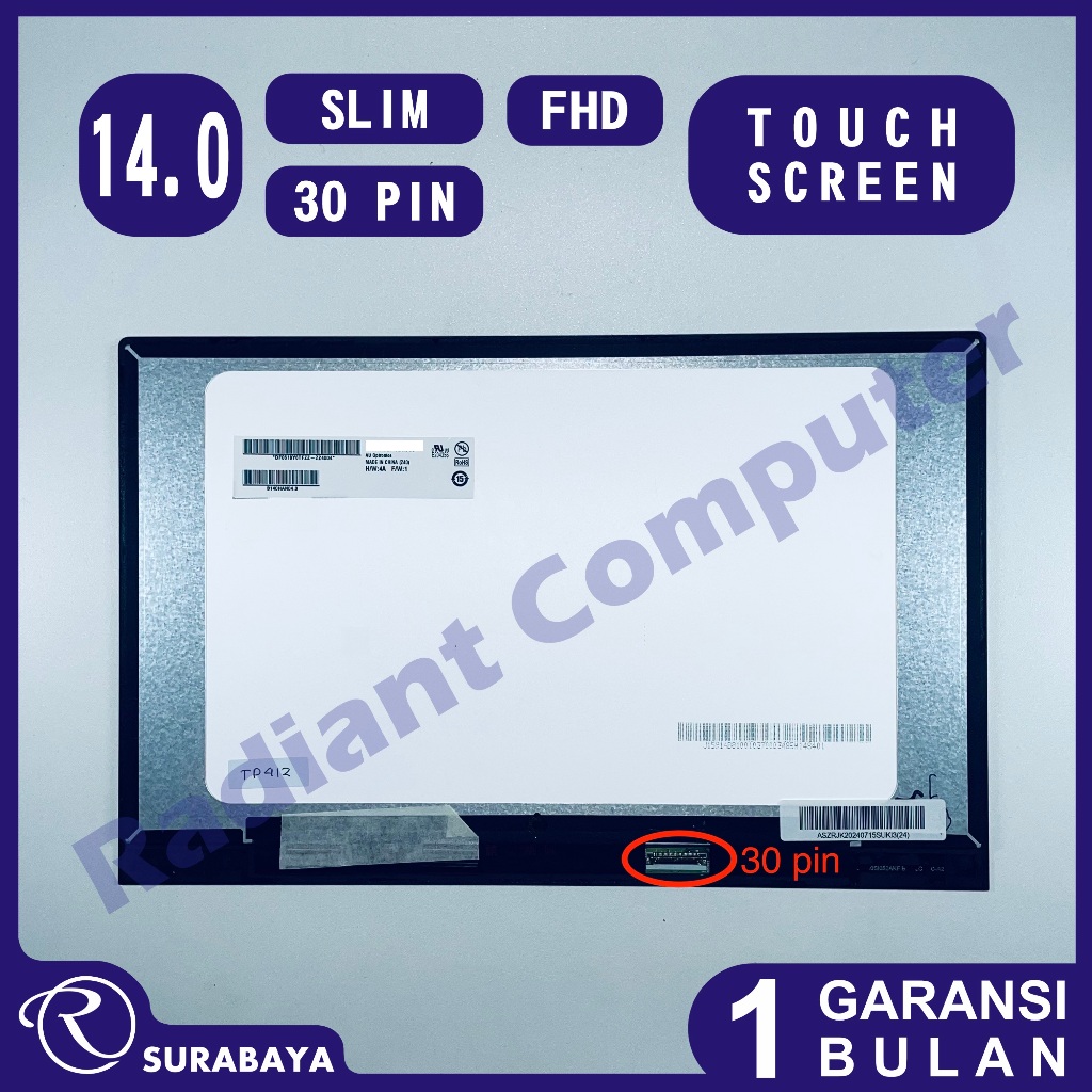 LCD LED Touchscreen Asus Vivobook Flip TP412 TP412F TP412FA TP412U TP412UA