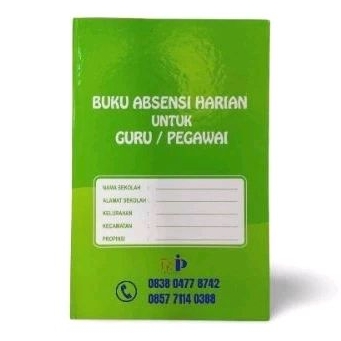 

Buku Kehadiran Guru & Pegawai