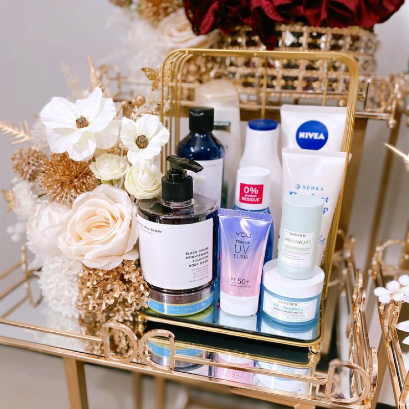 Luxury tray seserahan / nampan seserahan / crystal seserahan