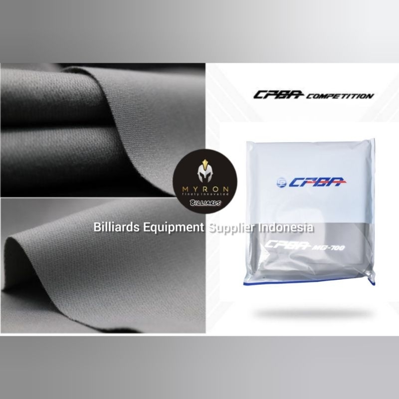 Kain Laken CPBA Mg-700~Grey~Abu-abu~Billiard Cloth 9 Feet