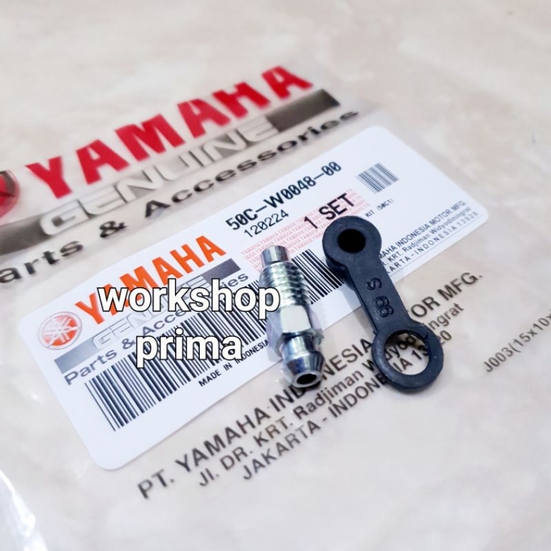 Baut nepel 50C pembuangan angin selang rem disc cakram rem belakang Jupiter MX New Njmx 135 MX King 