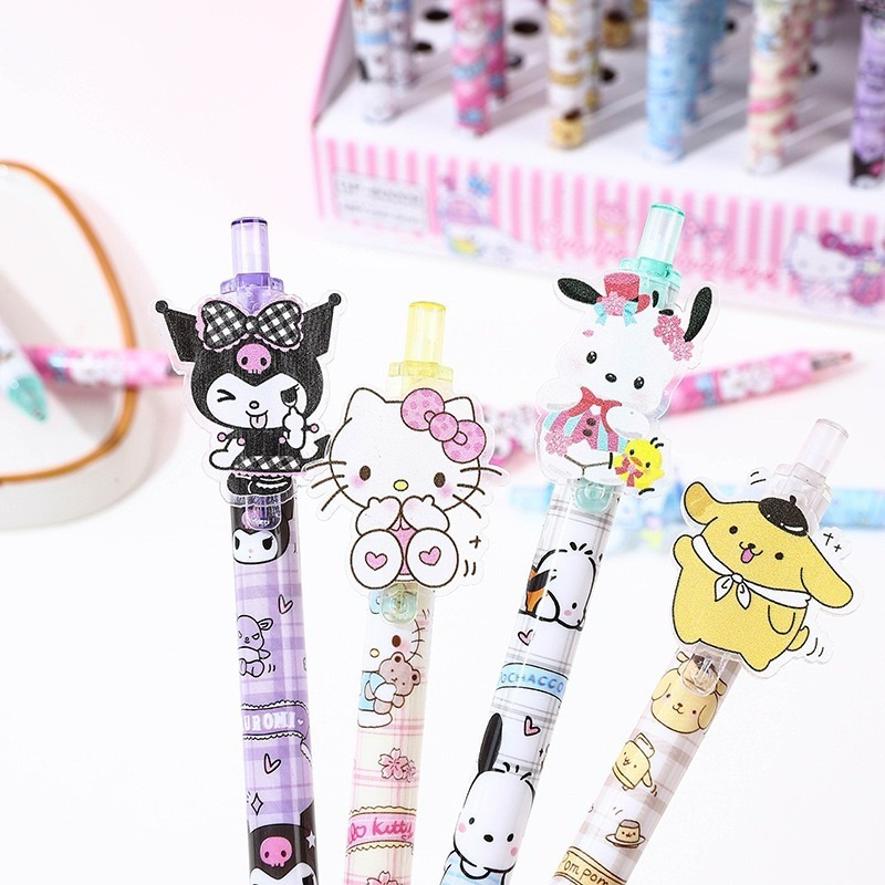 

PULPEN GEL SANRIO AKRILIK 3D KUROMI MELODY CINNAMOROL PURIN HK LUCU