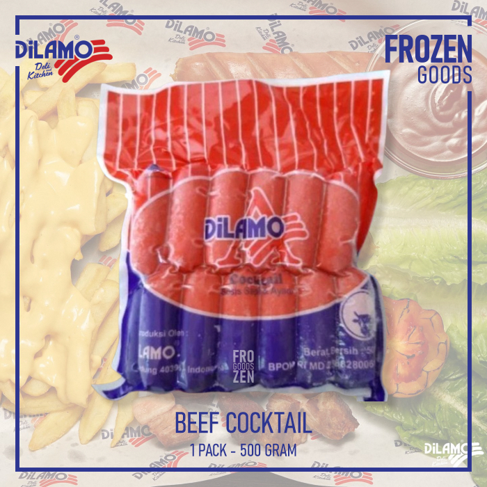 

Dilamo Sosis Beef Cocktail Merah 500 gr