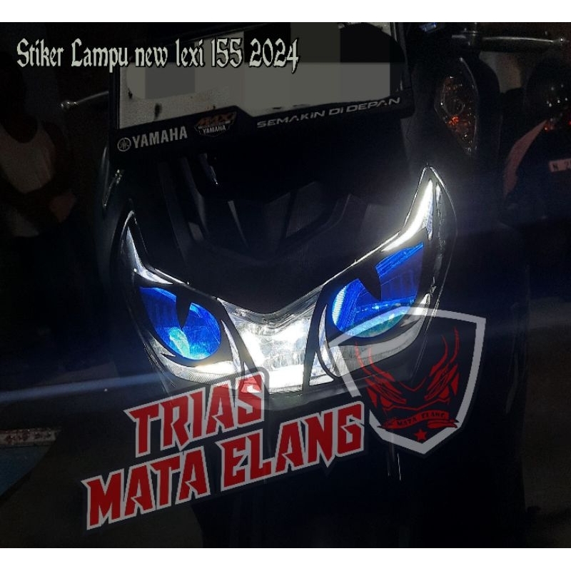 stiker lampu new Lexi 2024