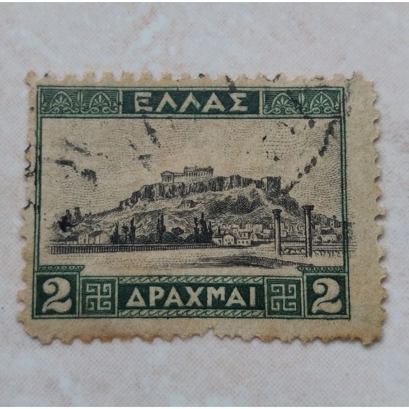 

Perangko Prangko Kuno Greece Yunani Akropolis Athens 1927 - YN1201