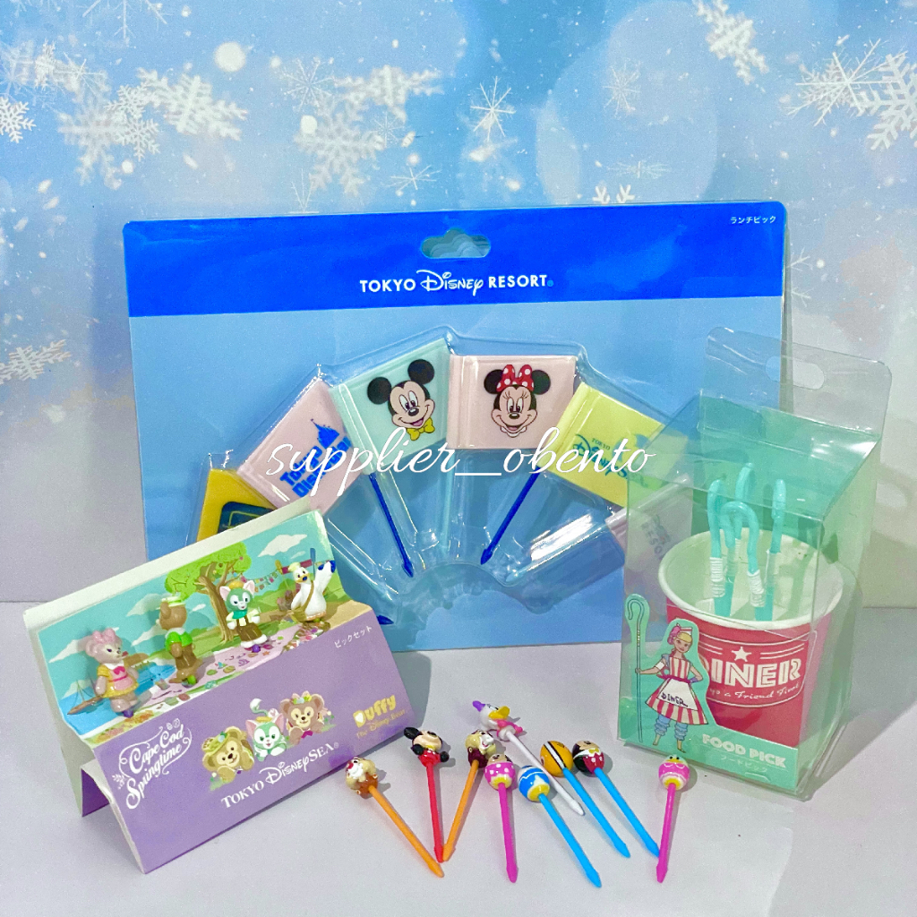 [RARE] Food Pick Rare Item Lunch Pick Bento Disney TDR Pick Easter Food Pick Tokyo Disney Resort - T