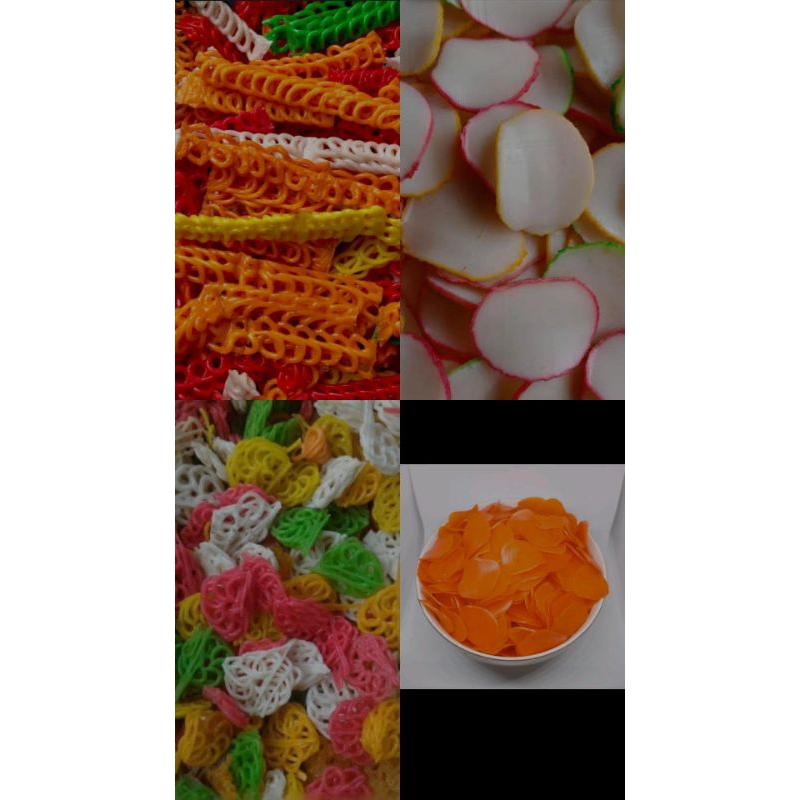 

KERUPUK SEBLAK MENTAH CAMPUR / KERUPUK SEBLAK WARNA WARNI 500 GR