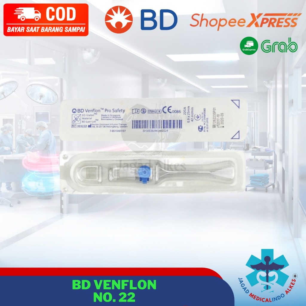 BD Venflon no. 22g