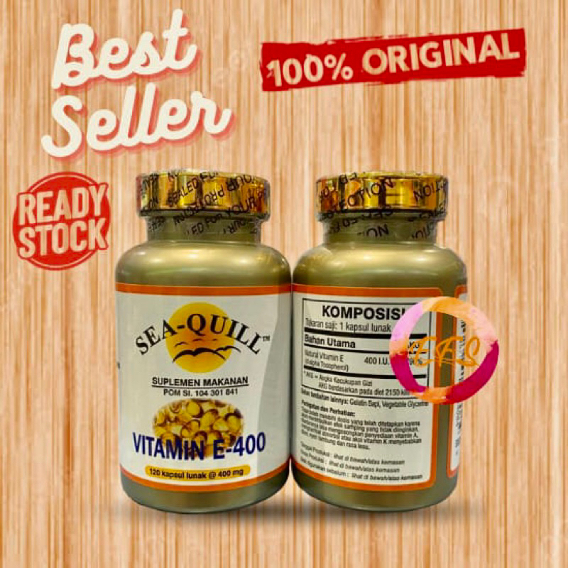 Sea Quill VIT E 400IU  120softgel
