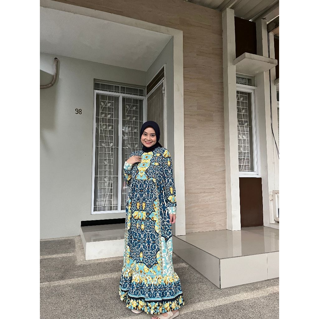 Long Dress Gamis Muslimah Lunara Dress