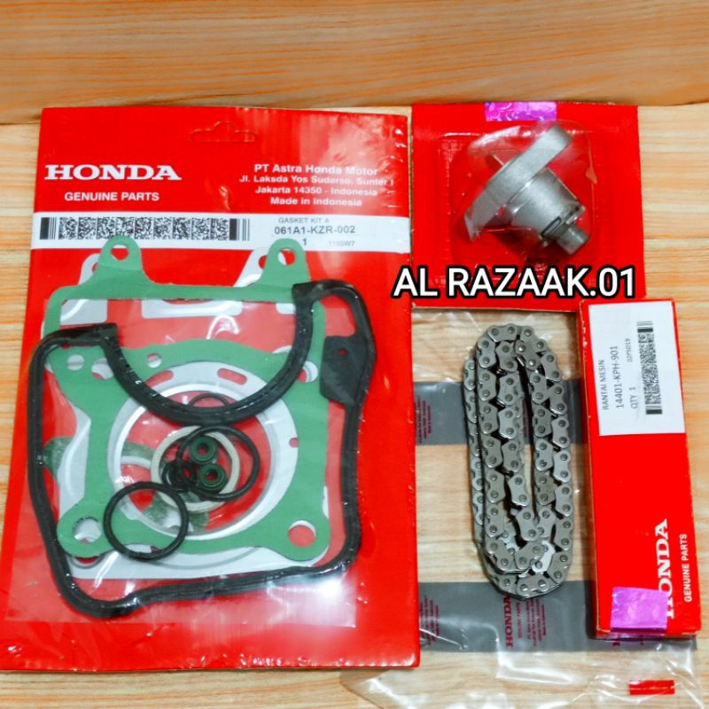 RANTAI KETENG + TONJOKAN KETENG + TOPSET/GASKET HONDA Vario 125 FI Old (2012-2015) Vario 125 FI ESP 