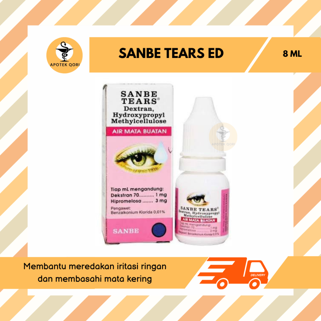 SANBE TEARS TETES MATA 8 ML/AIR MATA BUATAN/PEMBASAH MATA
