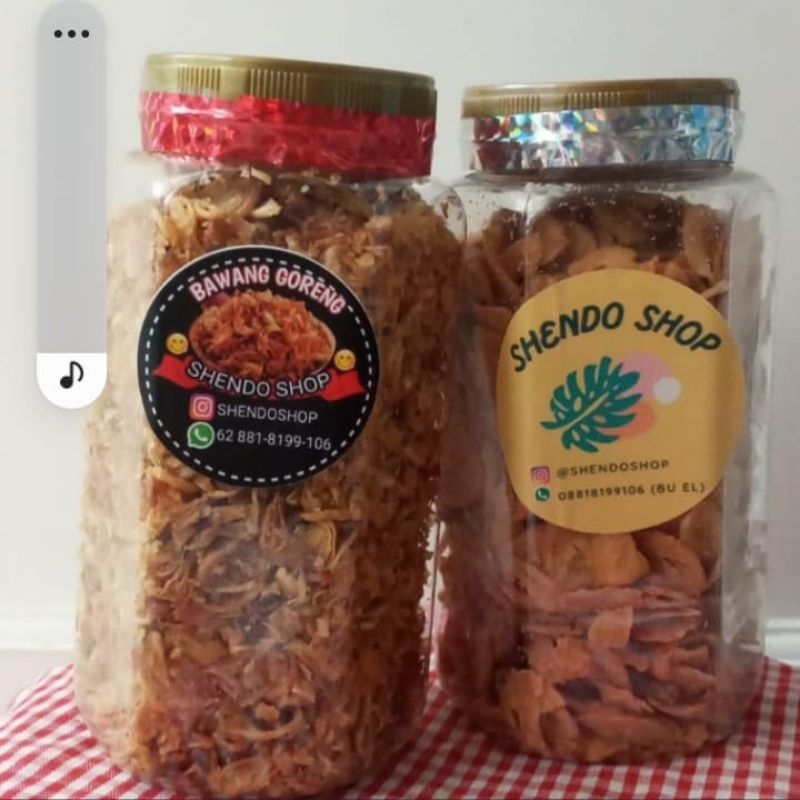 

paket bawang goreng merah & bawang putih