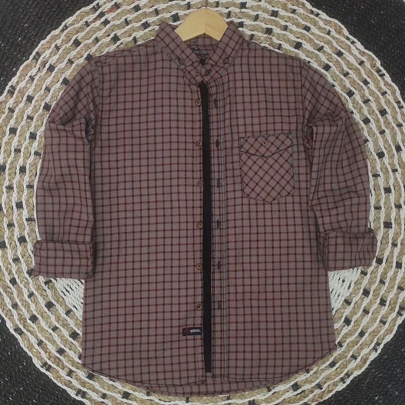 KEMEJA FLANEL F.S PREMIUM / KEMEJA CASUAL / KEMEJA FORMAL / KEMEJA POLOS / LENGAN PANJANG/ KEMEJA PR