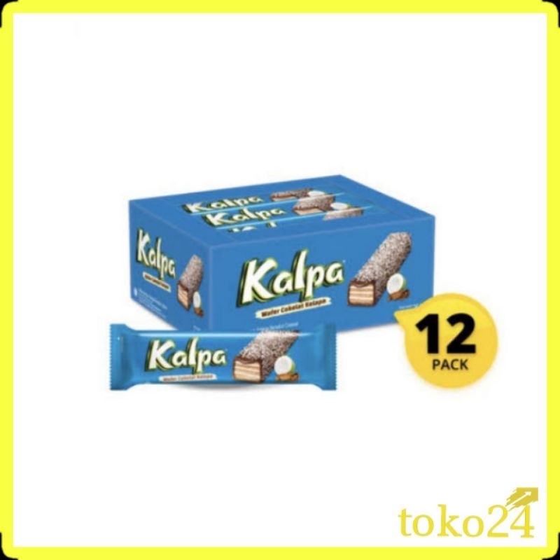 

Kalpa Wafer Cokelat Kelapa 1 Box isi 12