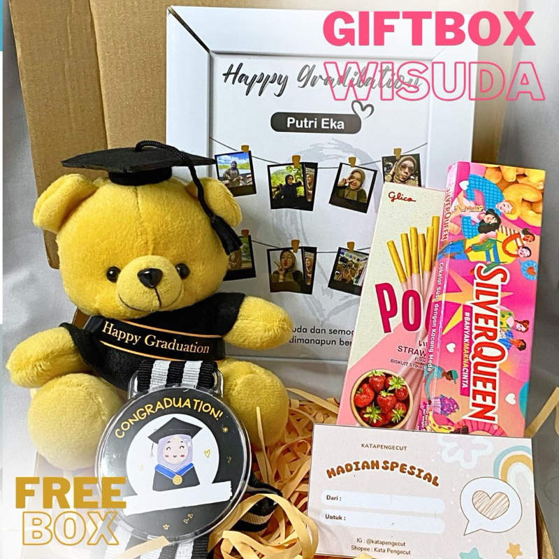 

WORDGIFT PAKET HAMPERS SOUVENIR GIFTBOX PINK EDITION VERSI GRADUATION - Paket gitfbox komplit edisi wisuda - kado wisuda aestetik berguna - kado wisuda cewek estetik - paket kado wisuda coklat pink edition - ready langsung kirim paket graduation bisa cod