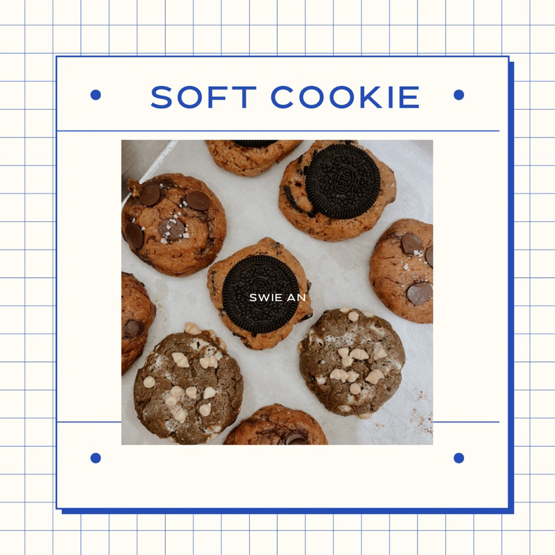 

[SOFT COOKIES] Double chocolate sea salt *harga untuk 3 pcs soft cookies*