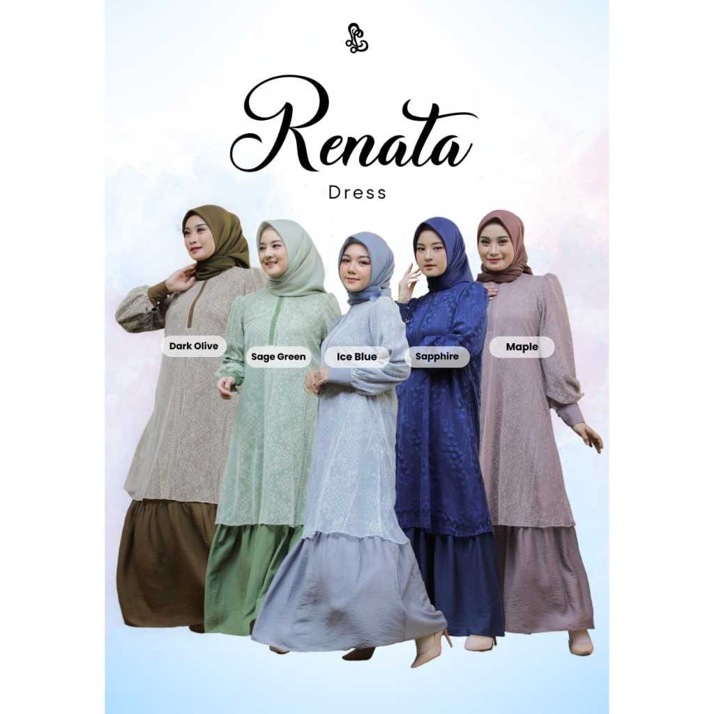 DRESS/GAMIS RENATA BY LINALIVIA HIJAB