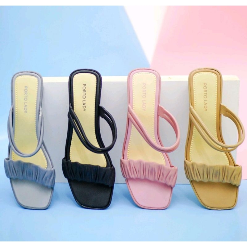 Sandal wedges Porto Lady ZKS sandal wedges wanita best seller