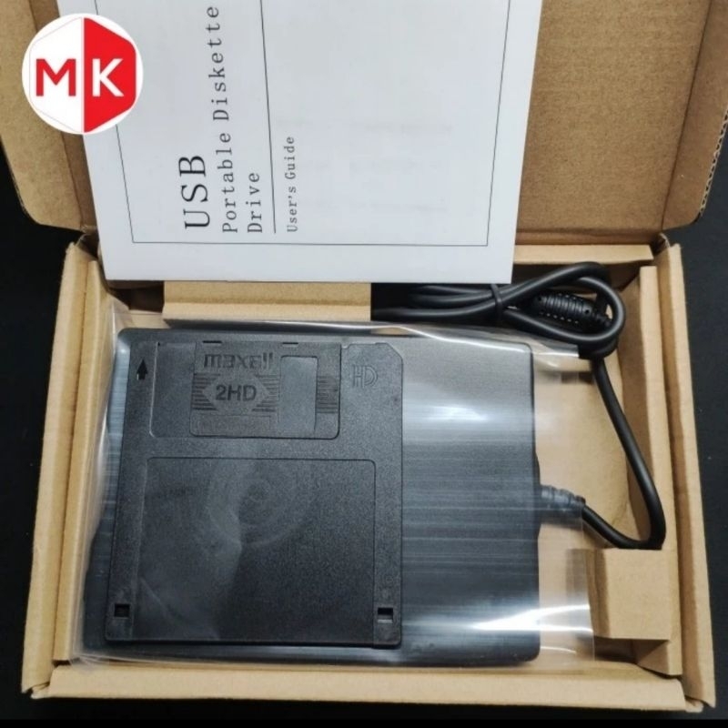 Paket Floppy Disk Drive + Disket Baru
