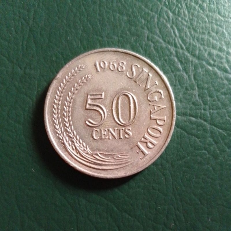 50 cent Singapura 1968