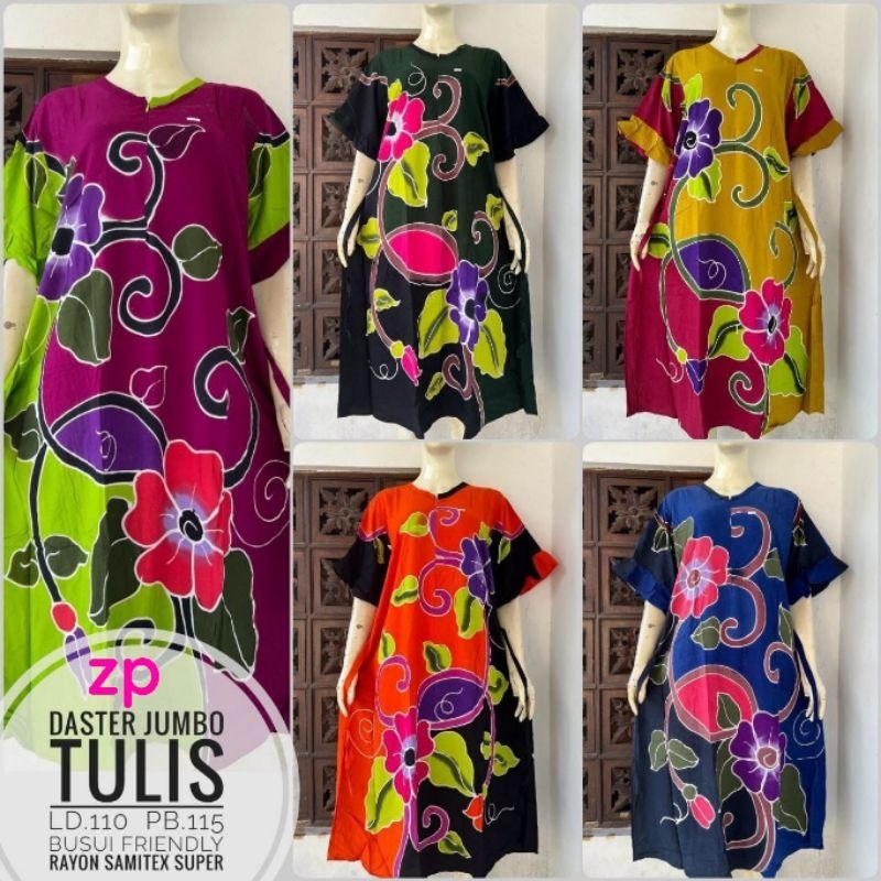 Daster jumbo batik tulis busui big size