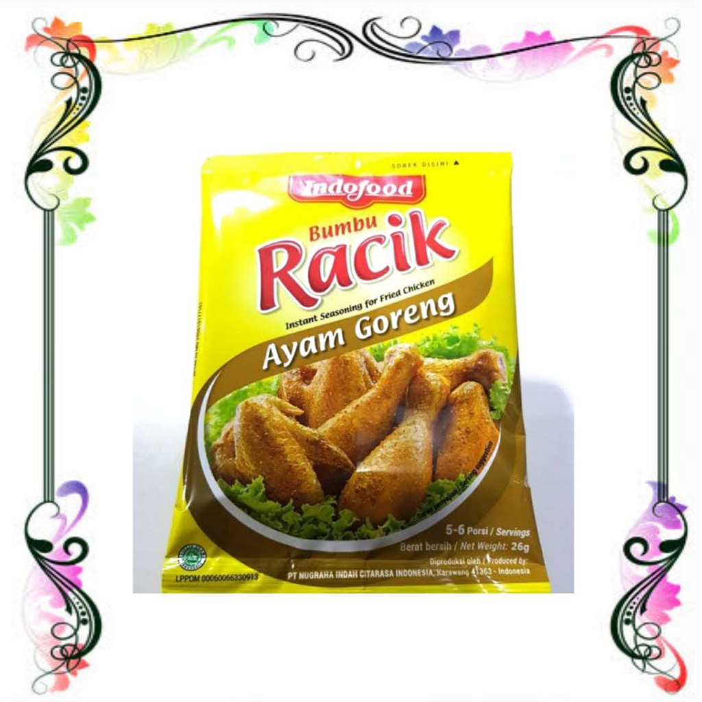 

Bumbu racik ayam goreng sacheet