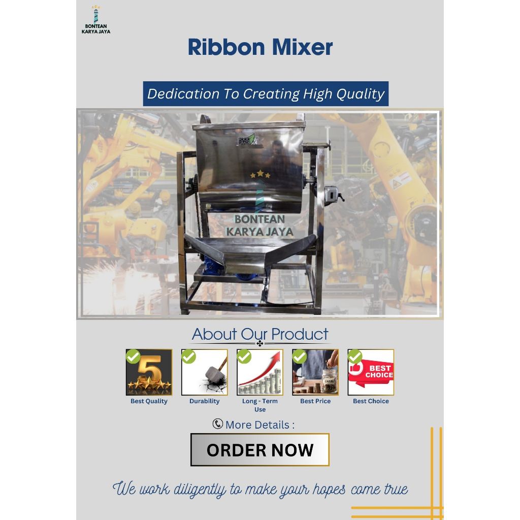 Mixer Stainless Food Grade - Mixer Adonan Kapasitas Besar