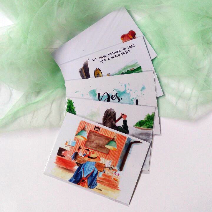 

Postcard | Kartu Pos | Illustrated Postcard