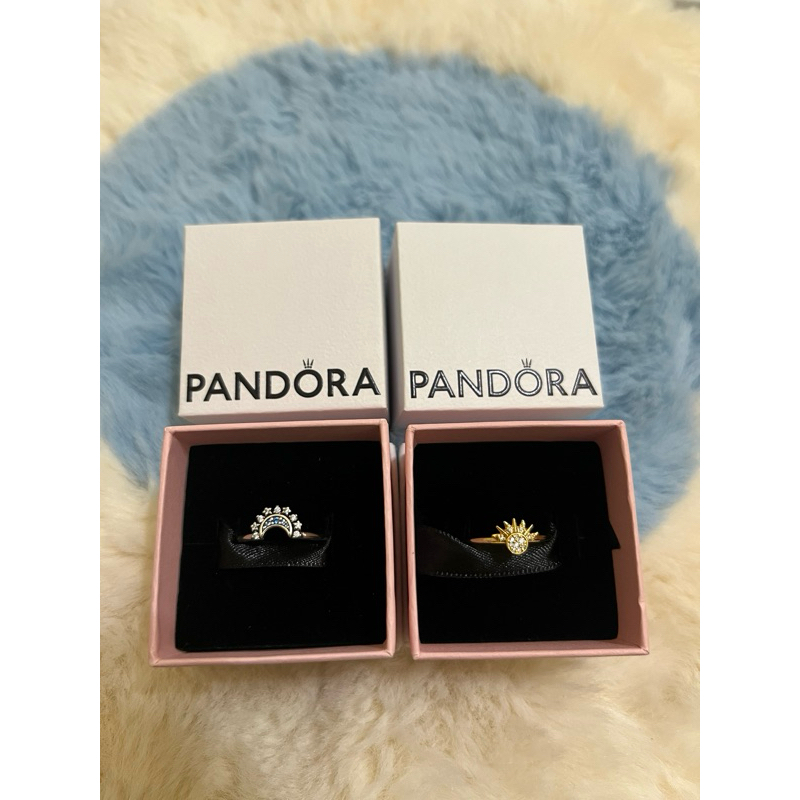 Pandora Moon & Sun Ring Original Size 54