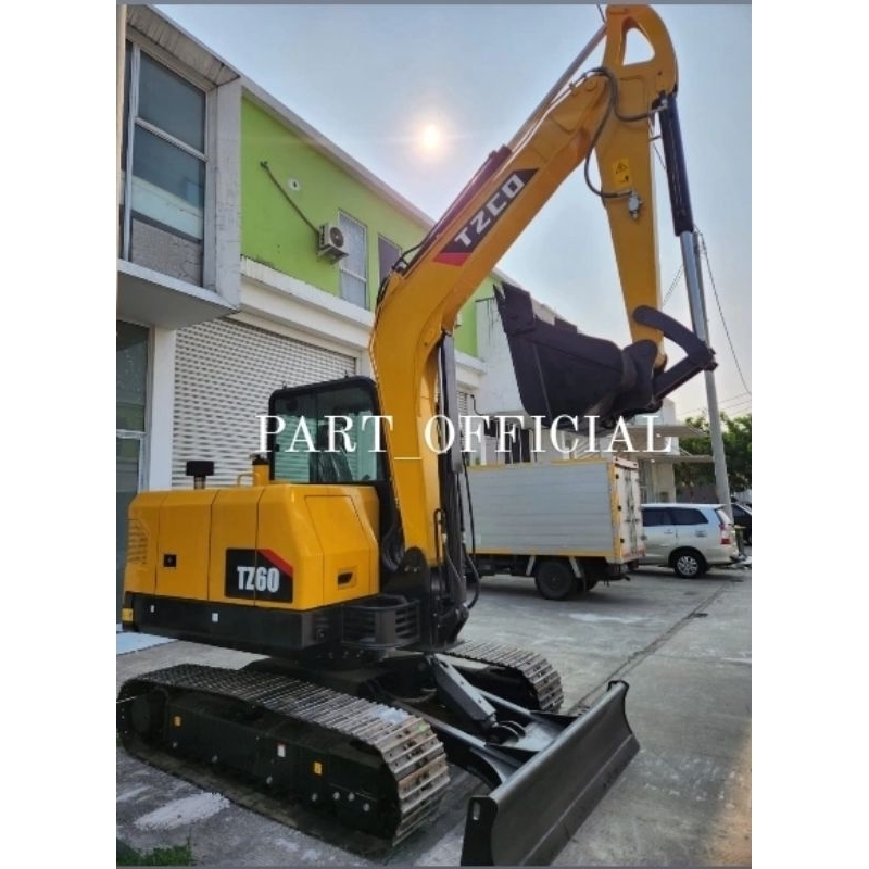 New.....Excavator alat berat beko TZCO - TZ60 PC 60 buka bungkus