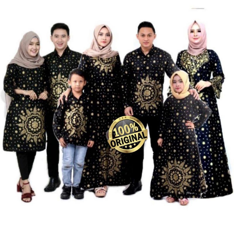 BATIK COUPLE KELUARGA - BATIK PRADA - BATIK KELUARGA - KEMEJA BATIK - GAMIS BATIK - TUNIK BATIK - DR